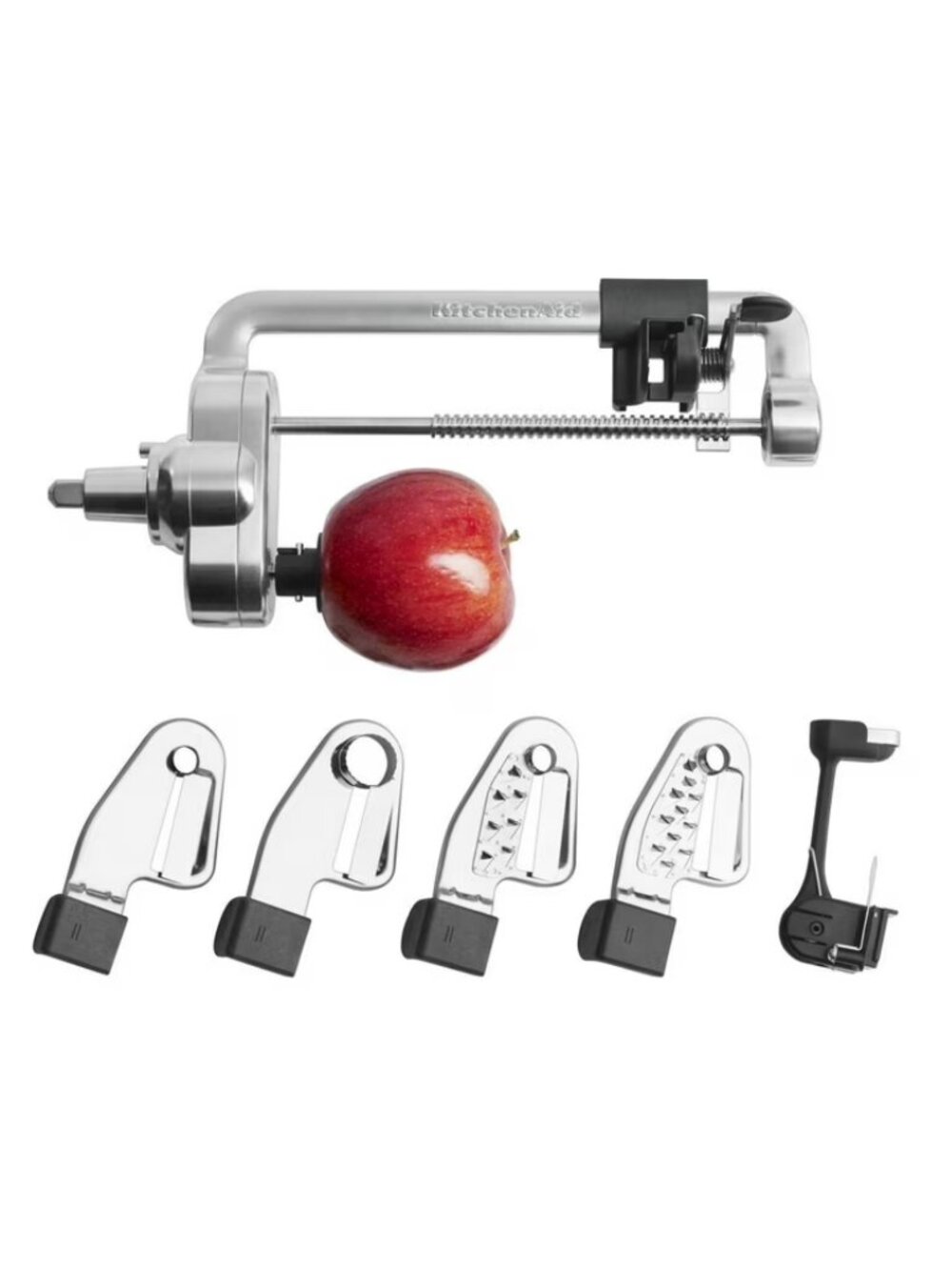 KitchenAid mixer apple KSM1APC Spiralizer Attachment Peel Core Slice 5 Blades